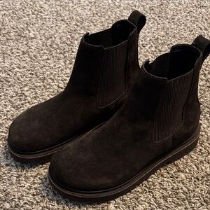 Birkenstock Women's Dark Suede Ankle Booties